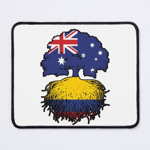 Item preview, Colombia Colombian Australian Australia Tree Roots Flag designed and sold by FlagX.