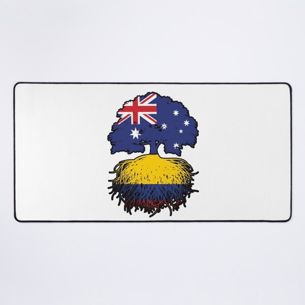 Item preview, Colombia Colombian Australian Australia Tree Roots Flag designed and sold by FlagX.