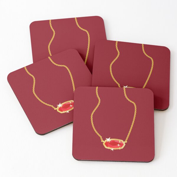 Item preview, Kendra Scott Elisa Red Pendant Necklace designed and sold by BlueSkyTheory.