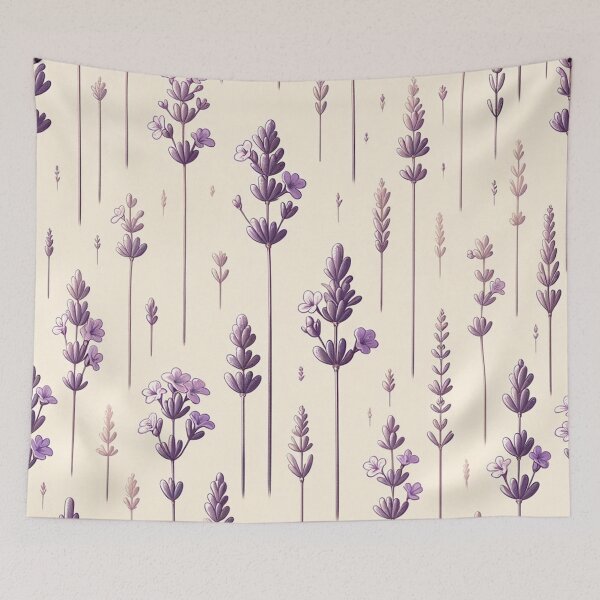 Item preview, Lavender Flower Print designed and sold by PinUpPizzazz.