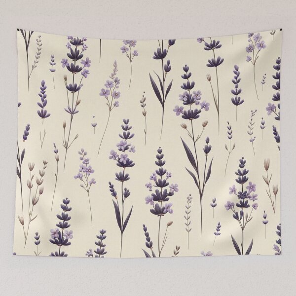 Item preview, Lavender Flower Print designed and sold by PinUpPizzazz.