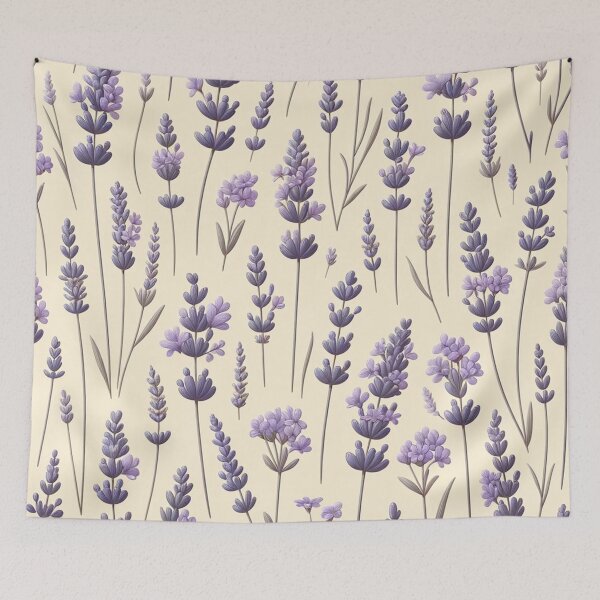 Item preview, Lavender Flower Print designed and sold by PinUpPizzazz.