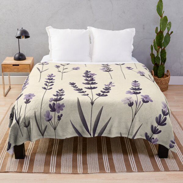 Item preview, Lavender Flower Print designed and sold by PinUpPizzazz.