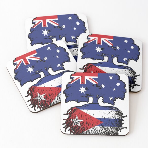 Item preview, Cuba Cuban Australian Australia Tree Roots Flag designed and sold by FlagX.