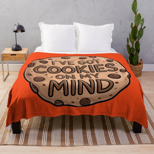 Item preview, I've Got Cookies On My Mind Funny Food Quote designed and sold by TheArtOfPat.