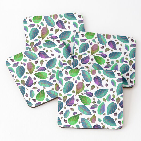 Item preview, Pretty Leaves-Teal&Pink designed and sold by deblevart.