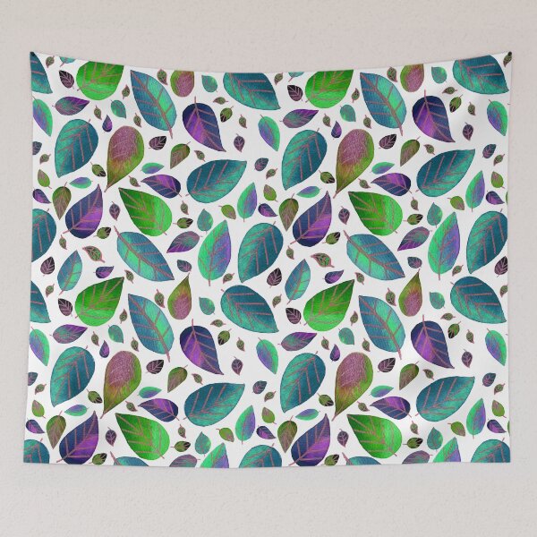 Item preview, Pretty Leaves-Teal&Pink designed and sold by deblevart.