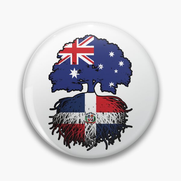 Item preview, Dominican Republic Dominican Australian Australia Tree Roots Flag designed and sold by FlagX.