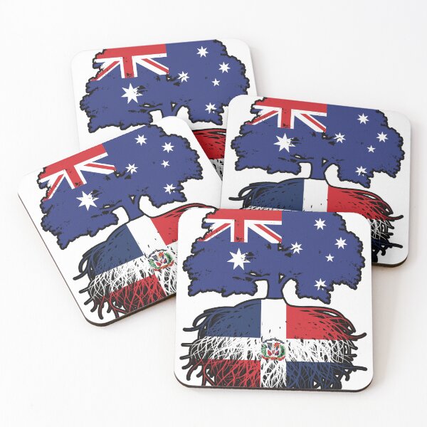 Item preview, Dominican Republic Dominican Australian Australia Tree Roots Flag designed and sold by FlagX.