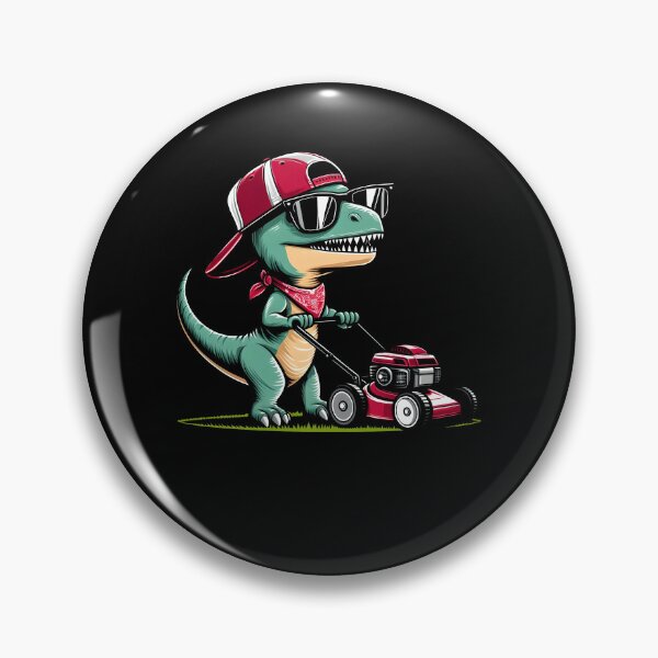 Item preview, Funny Lawn Mower Cool Dinosaur Lawn Mowing Gardening Kids designed and sold by MTRBSK11.
