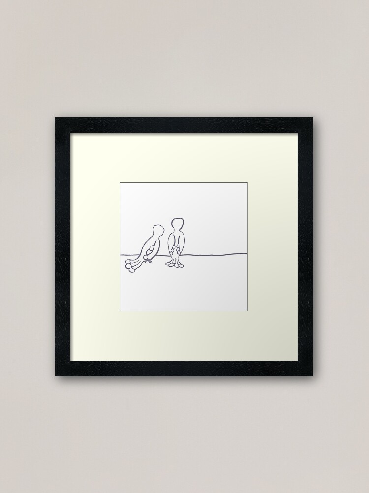 Alternate view of A life changing conversation Framed Art Print