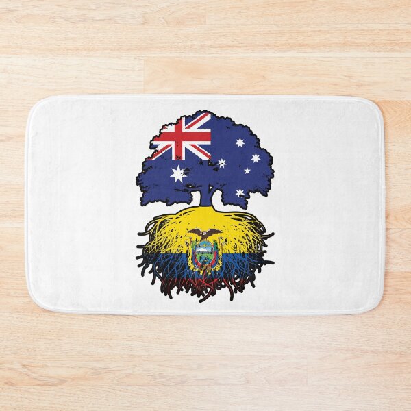 Item preview, Ecuador Ecuadorian Australian Australia Tree Roots Flag designed and sold by FlagX.