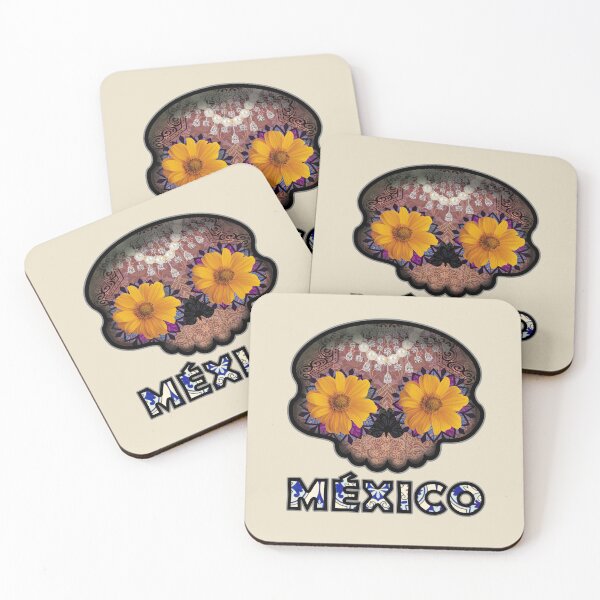 Item preview, Mexican Catrina with flowers and jewelry, Mexico designed and sold by fashionlabrador.