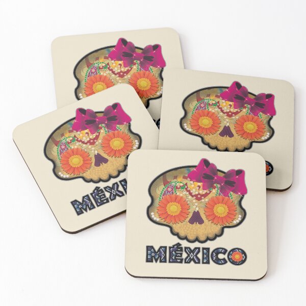Item preview, Mexican Catrina with flowers and bow, Mexico designed and sold by fashionlabrador.