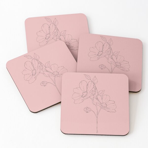 Item preview, Minimalist flower outline designed and sold by ArtistryByColls.