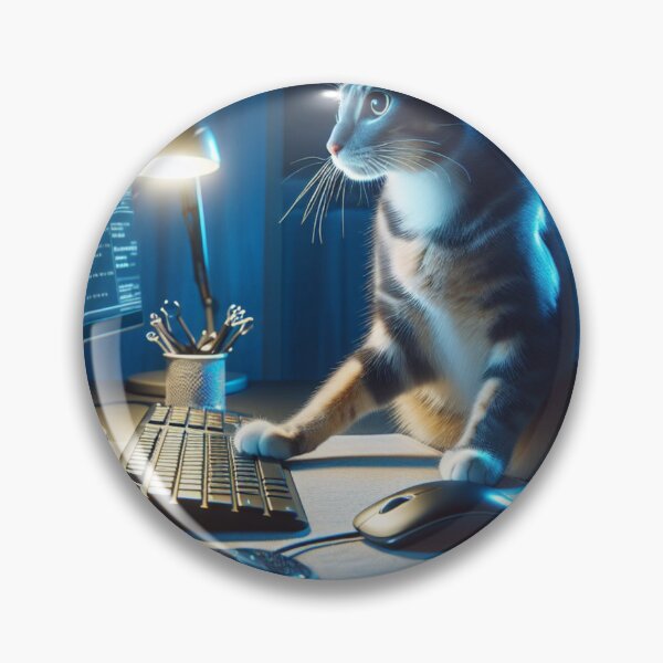 Artikelvorschau, Cat Hacker Design Geek Tech Enthusiast Katzenliebhaber, Cat Hacker Gaming Enthusiasten Bekleidung entworfen und verkauft von majidi1.