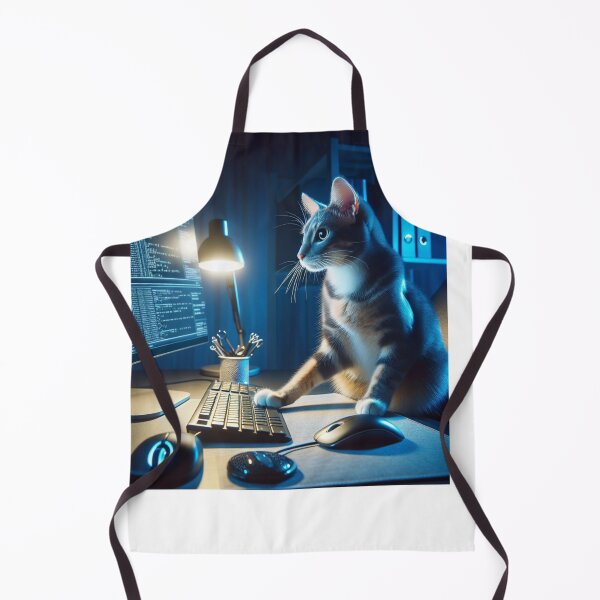 Item preview,  Cat Hacker Design Geek Tech Enthusiast Cat Lover,Cat Hacker Gaming Enthusiasts Apparel designed and sold by majidi1.
