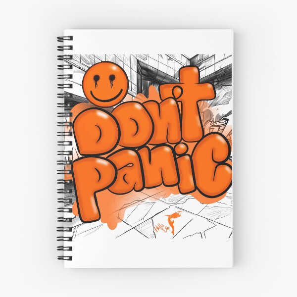 Item preview, Don’t Panic Graffiti Bubble Orange designed and sold by HellaDopeOrca.