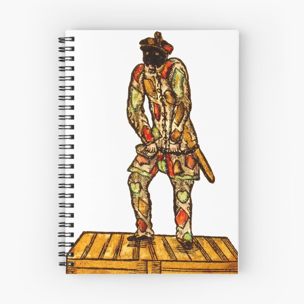 Item preview, Commedia dell'Arte Harlequin Arlecchino Arlequin Zanni designed and sold by Talia Felix.