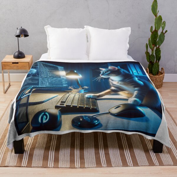 Item preview, Cat Hacker Design Geek Tech Enthusiast Cat Lover,Cat Hacker Gaming Enthusiasts Apparel designed and sold by majidi1.