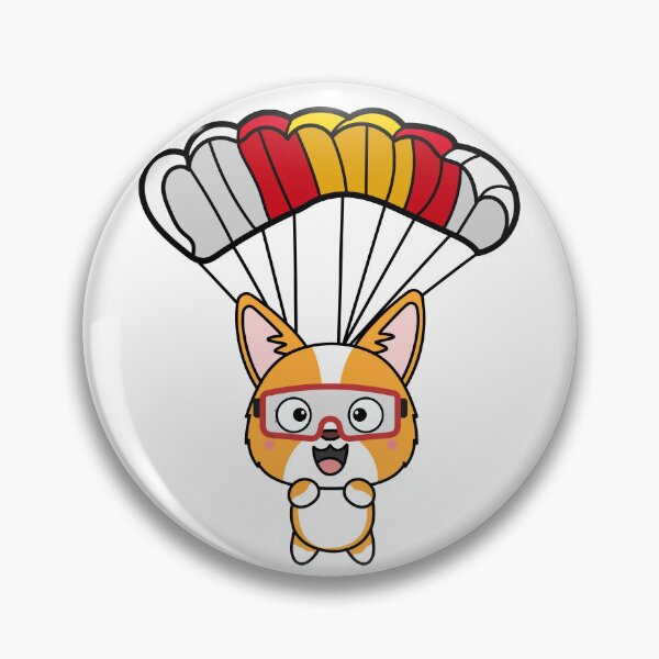 Item preview, Happy Corgi has a parachute designed and sold by Pet Station.