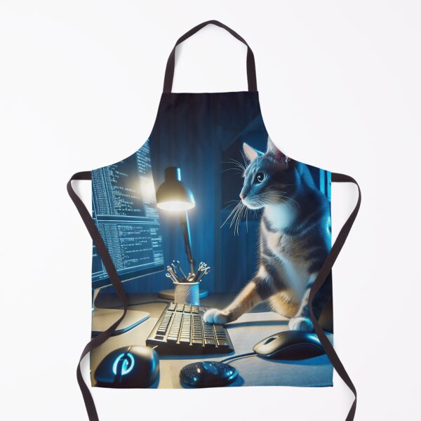 Item preview, Cat Hacker Design Geek Tech Enthusiast Cat Lover,Cat Hacker Gaming Enthusiasts Apparel designed and sold by majidi1.
