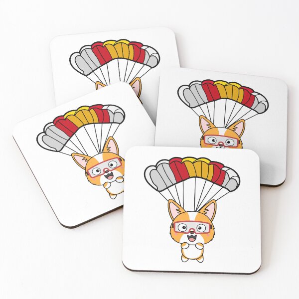 Item preview, Happy Corgi has a parachute designed and sold by Pet Station.