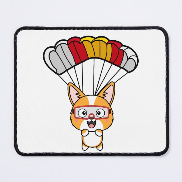 Item preview, Happy Corgi has a parachute designed and sold by Pet Station.