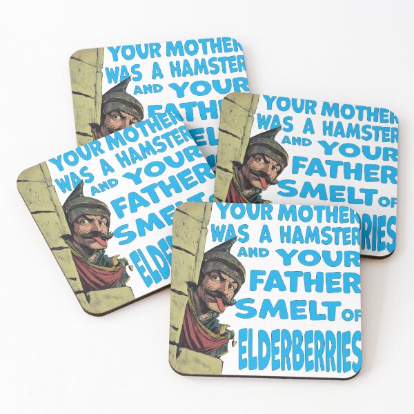 Item preview, "Your mother was a hamster and your father smelt of elderberries" - Funny Monty Python quote designed and sold by Galp.
