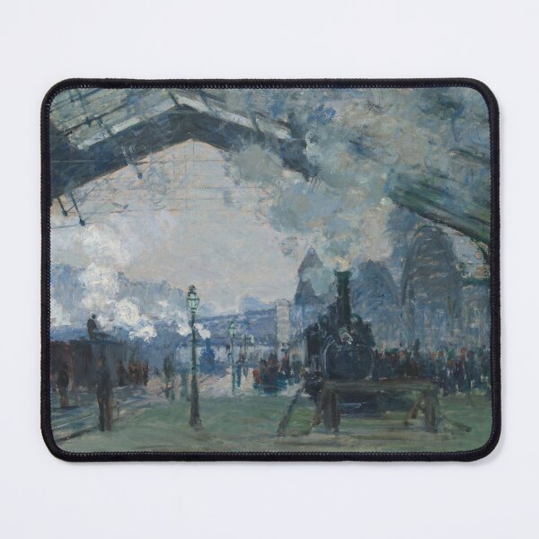 Item preview, Arrival of the Normandy Train, Gare Saint-Lazare (1877) designed and sold by amonarte.