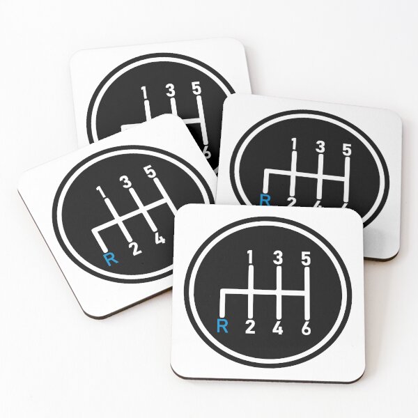 Item preview, 6 Speed Manual Transmission Logo 1 (Blue R Bottom Left) designed and sold by 718Raindeer.