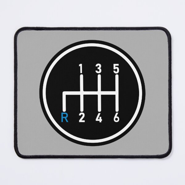Item preview, 6 Speed Manual Transmission Logo 1 (Blue R Bottom Left) designed and sold by 718Raindeer.