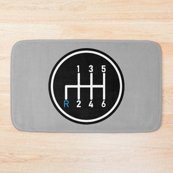 Item preview, 6 Speed Manual Transmission Logo 1 (Blue R Bottom Left) designed and sold by 718Raindeer.