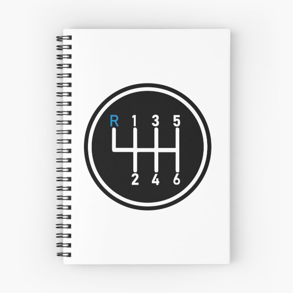 Item preview, 6 Speed Manual Transmission Logo 1 (Blue R Top Left) designed and sold by 718Raindeer.