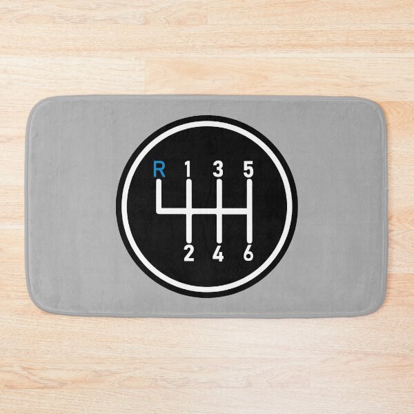 Item preview, 6 Speed Manual Transmission Logo 1 (Blue R Top Left) designed and sold by 718Raindeer.