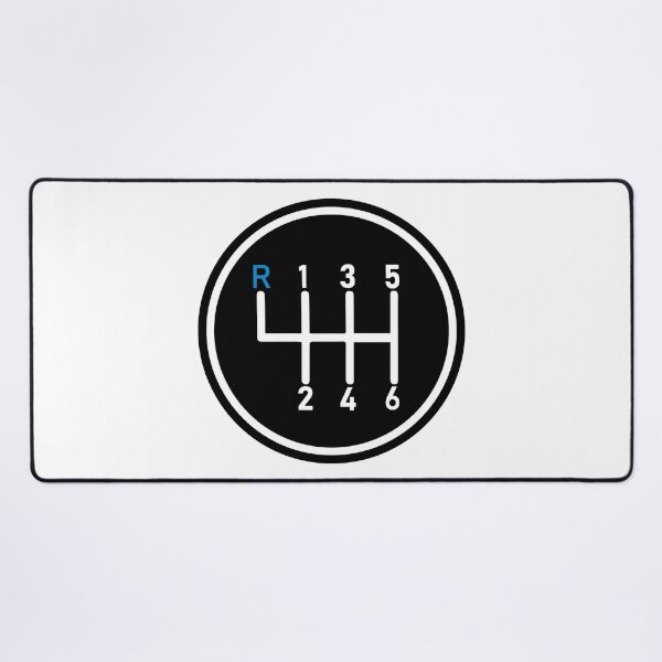 Item preview, 6 Speed Manual Transmission Logo 1 (Blue R Top Left) designed and sold by 718Raindeer.