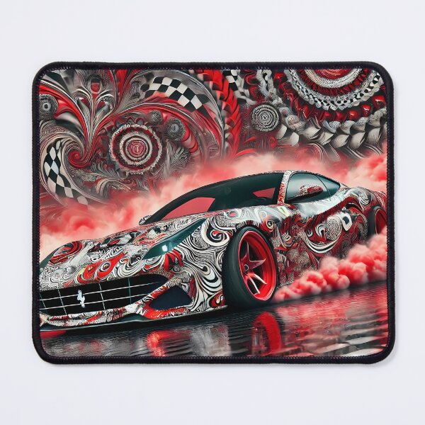 Item preview, Psychadelic red ferrari designed and sold by Psychacharm.