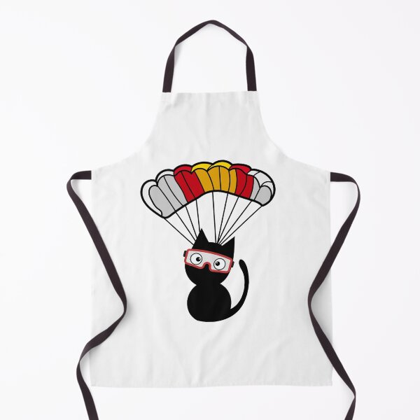 Item preview, Happy black cat has a parachute designed and sold by Pet Station.
