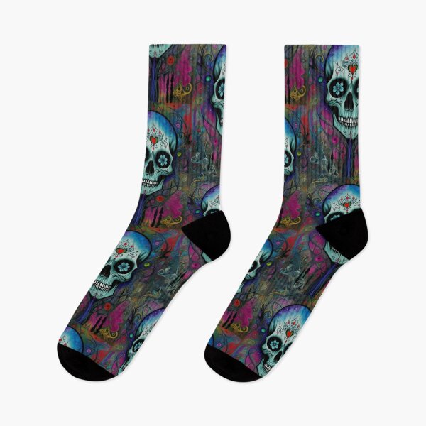 Item preview, Abstract Sugar Skull Art designed and sold by TheDarkWardrobe.