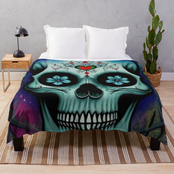 Item preview, Abstract Sugar Skull Art designed and sold by TheDarkWardrobe.