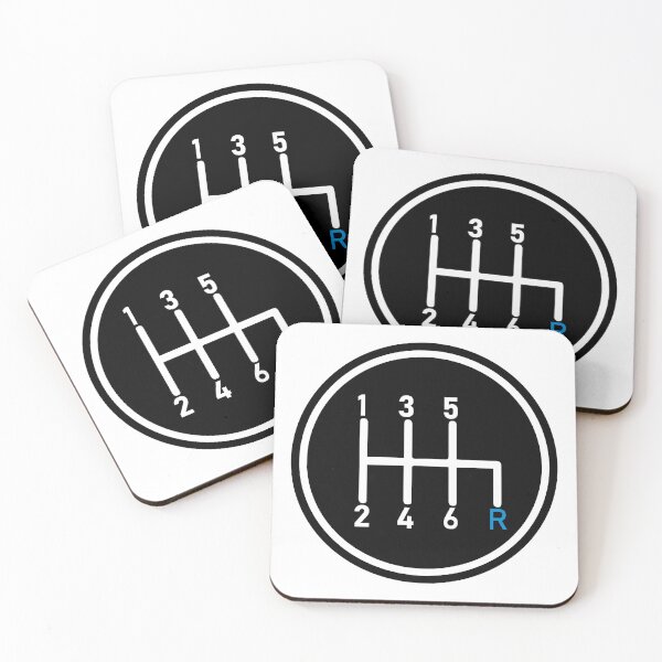 Item preview, 6 Speed Manual Transmission Logo 1 (Blue R Bottom Right) designed and sold by 718Raindeer.