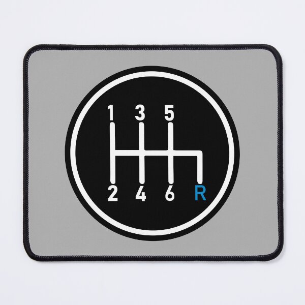 Item preview, 6 Speed Manual Transmission Logo 1 (Blue R Bottom Right) designed and sold by 718Raindeer.