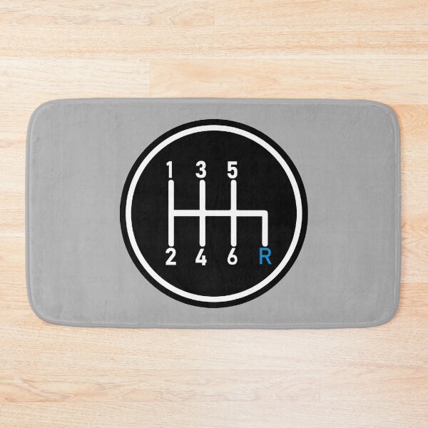 Item preview, 6 Speed Manual Transmission Logo 1 (Blue R Bottom Right) designed and sold by 718Raindeer.