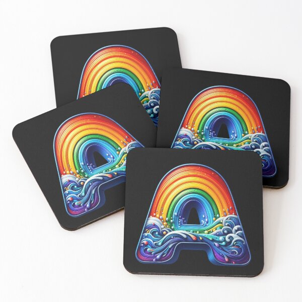 Item preview, Letter A, Rainbow designed and sold by Myra365Art.