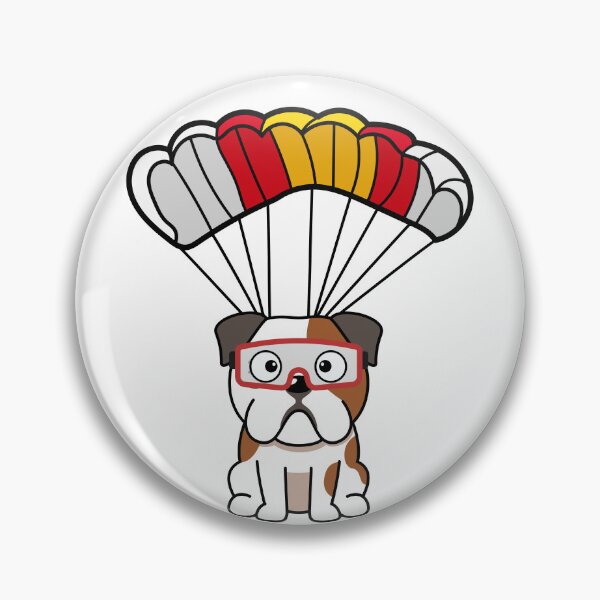Item preview, Happy Bulldog has a parachute designed and sold by Pet Station.
