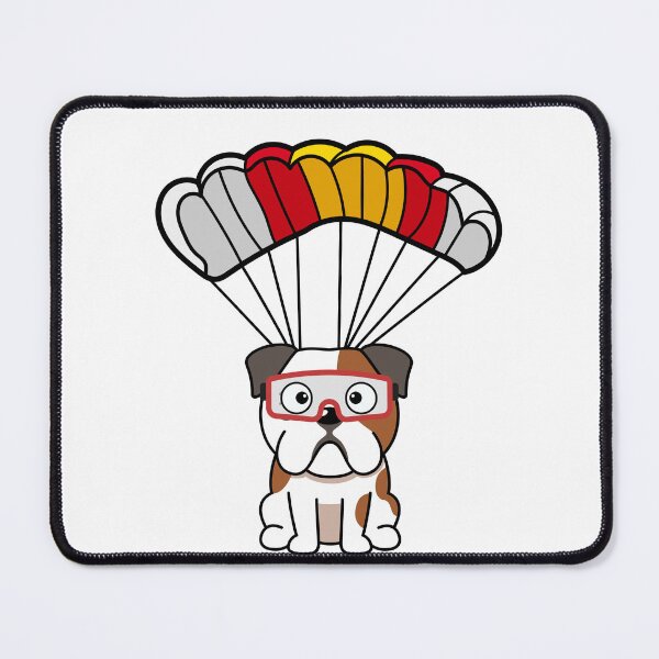 Item preview, Happy Bulldog has a parachute designed and sold by Pet Station.