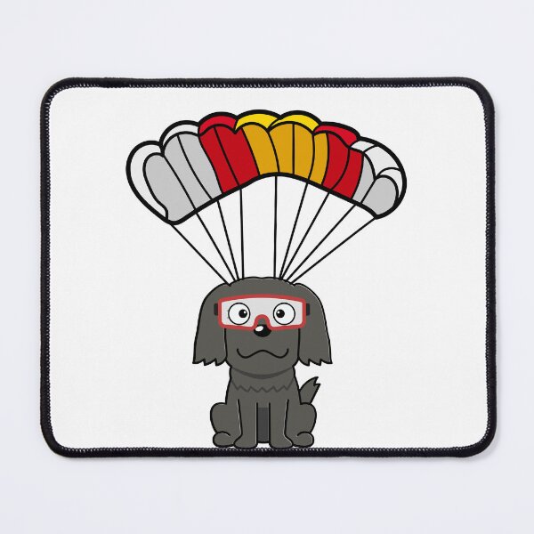 Item preview, Happy sheepdog has a parachute designed and sold by Pet Station.