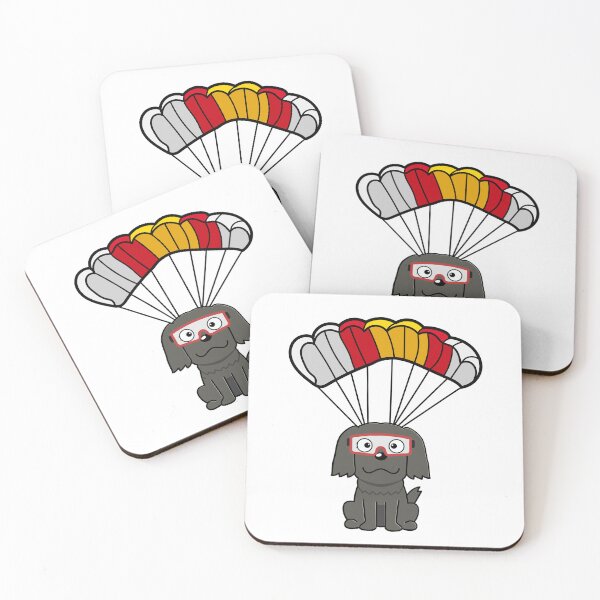 Item preview, Happy sheepdog has a parachute designed and sold by Pet Station.