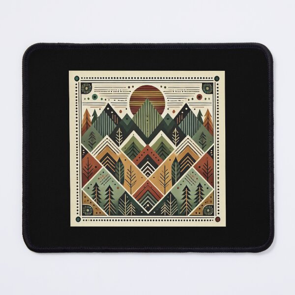 Item preview, Tribal Autumn Mountain and Sun Design designed and sold by TribalioDesigns.