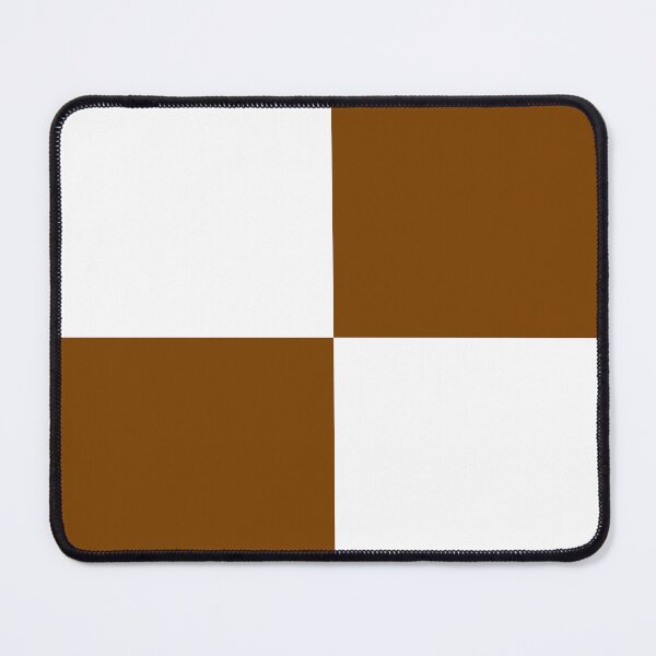 Item preview, Quarters - White and Chocolate Brown designed and sold by JustPatterns2.